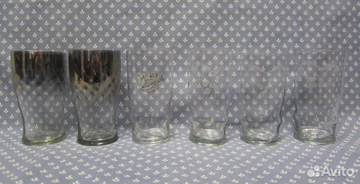 Набор стеклянных стаканов