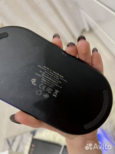 Беспроводная зарядка Baseus Simple 2in1