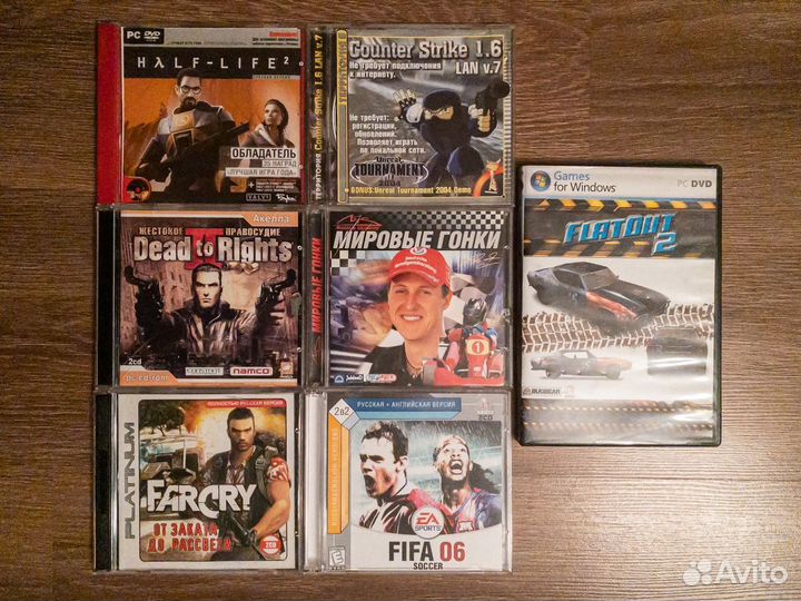 Диски с играми на PC
