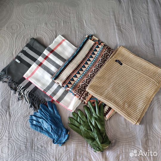Шарфы и палантины, шапки, перчатки