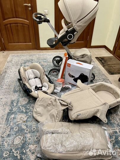 Коляска stokke xplory 3 в 1