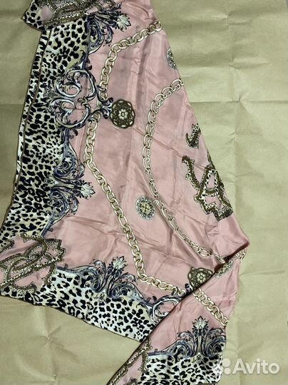 Шарф-платок розовый женский