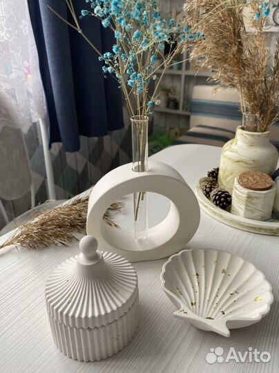 Подарочные наборы из гипса, подарки на 8 марта