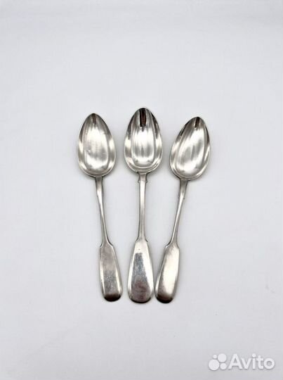 Столовые ложки 3 шт. Серебро 84 проба