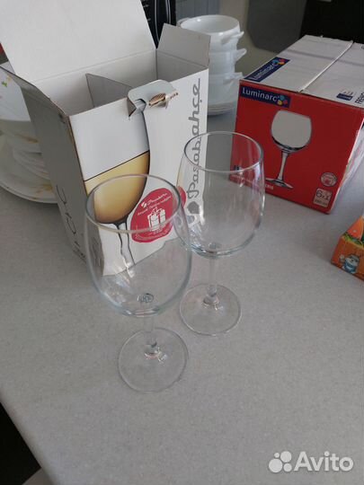 Набор из двух бокалов, комплектом. Стоит без дела