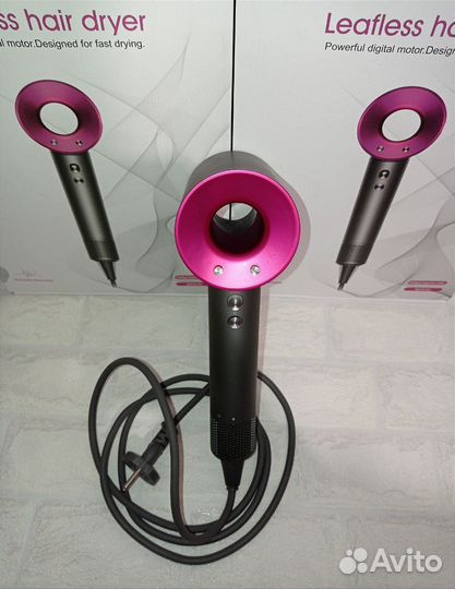 Фен для волос, стайлер для укладки с 5 насадками