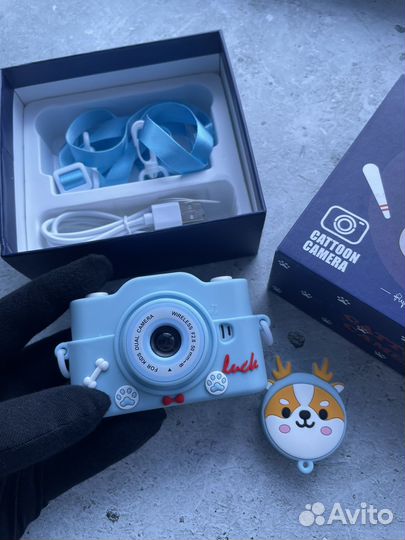 Детский фотоаппарат 2 камеры и игры