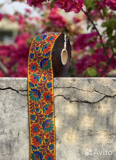 Тесьма, ленты с вышивкой, рукоделие