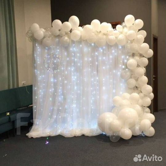 Фотозона из ткани