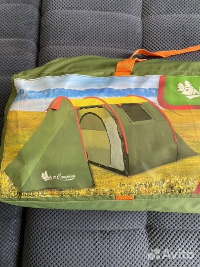 Палатка туристическая 4 местная с тамбуром