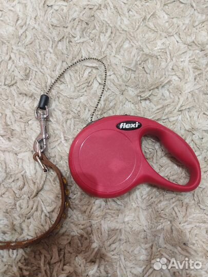 Поводок рулетка flexi для кошек, миниатюрных собак