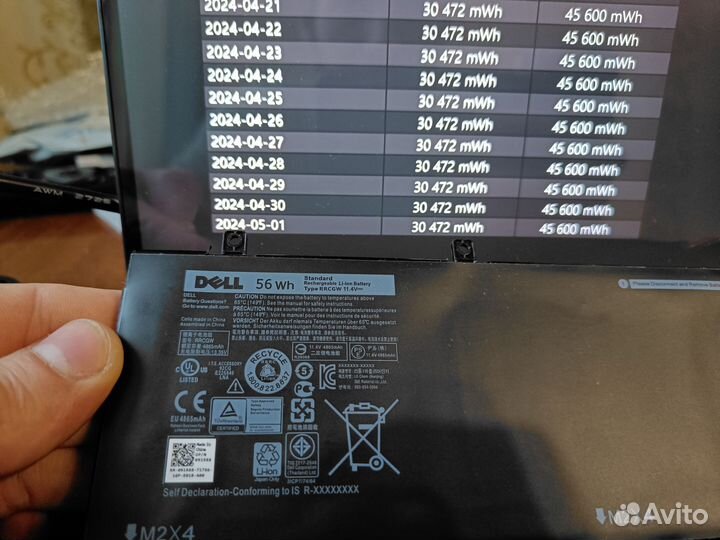 Аккумулятор Dell Precision 5510