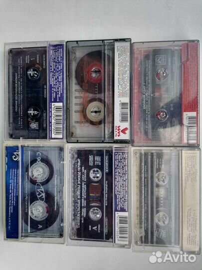 Аудио кассеты с заводской записью