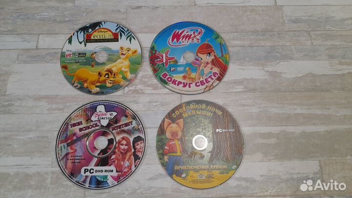 Оригинальные dvd и cd диски с играми для PC