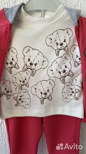 Костюм тройка для девочки 74 размер