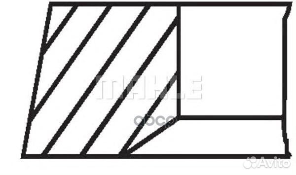039 99 N1 кольца поршневые d85x3.5x2x3 +0.6 (1