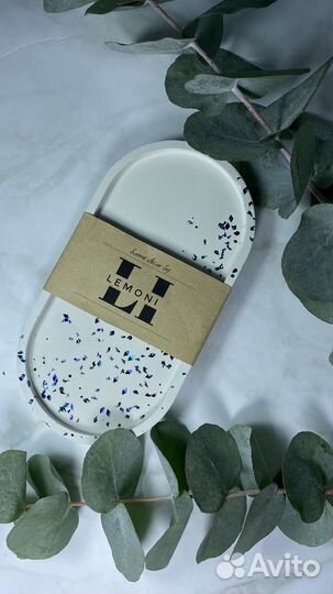 Поднос из гипса