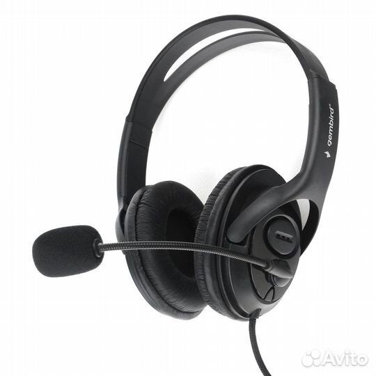 Гарнитура стерео Gembird MHS-786 черный регулятор