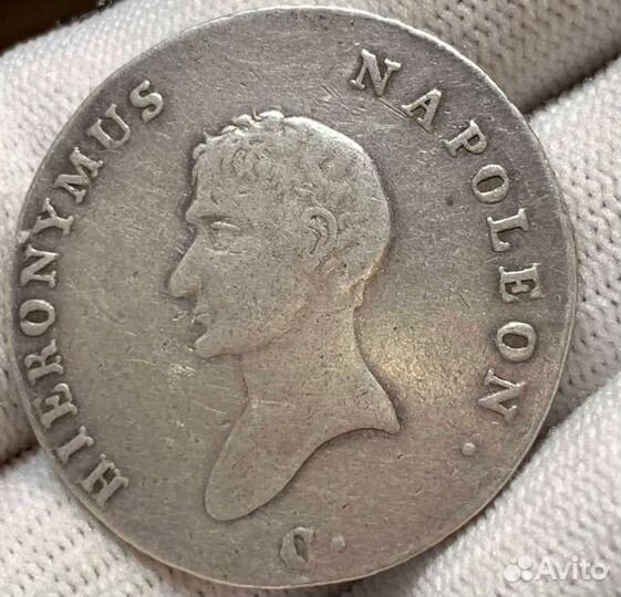 2/3 талера, Германия, 1809, Вестфалия, оккупация