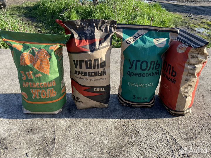 Древесный уголь фасованный