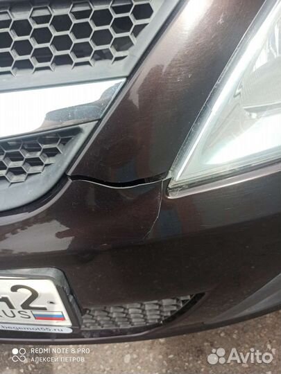 Бампер largus передний, бу, кашимир