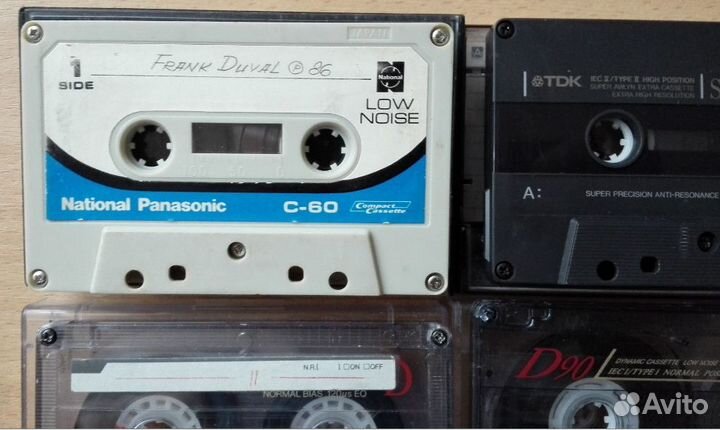 Аудиокассета National Panasonic TDK D90 Sony