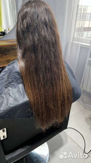 Кератиновое выпрямление