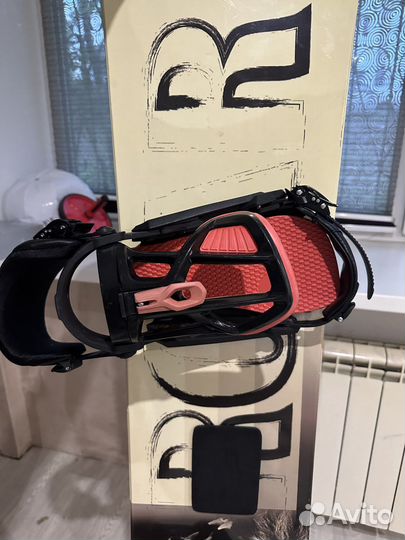 Сноуборд с ботинками