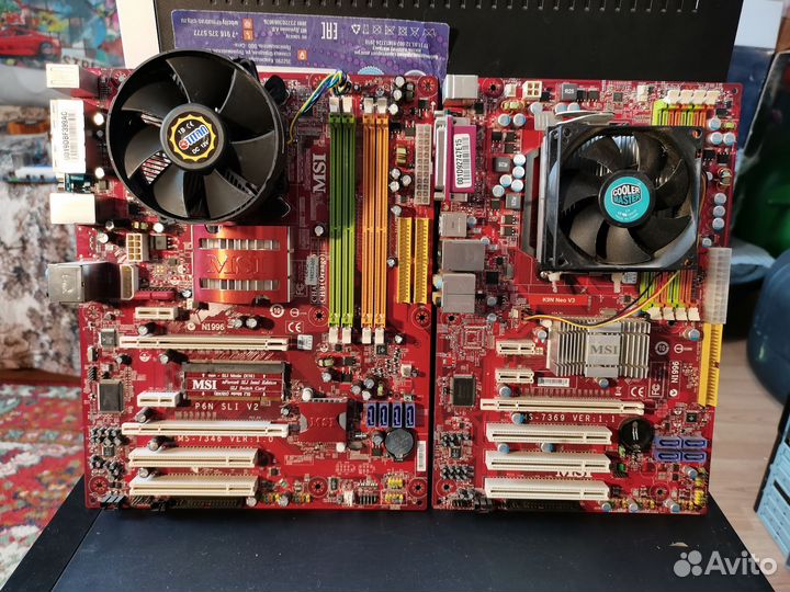 Материнские платы с процессорами