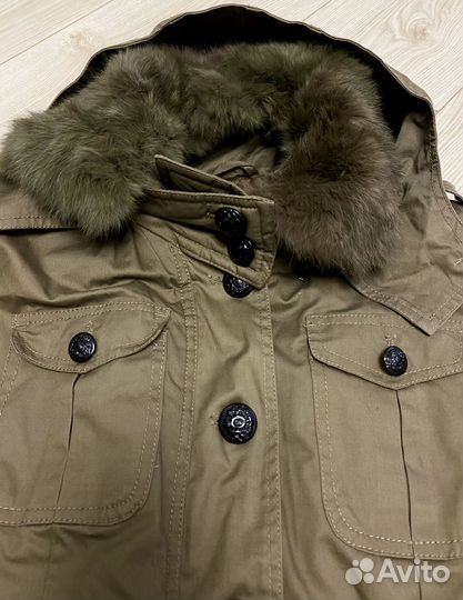Пальто женское с мехом