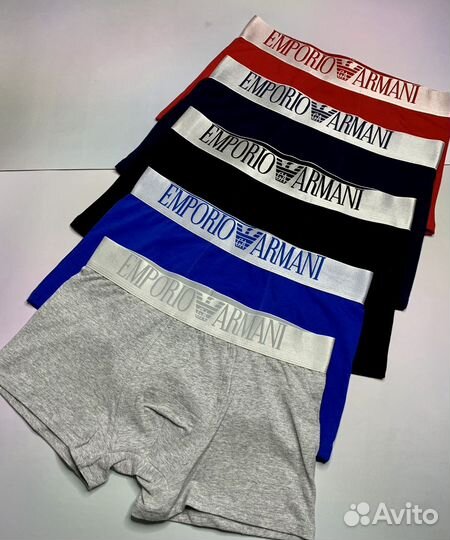 Трусы мужские боксеры 5+1 Emporio armani