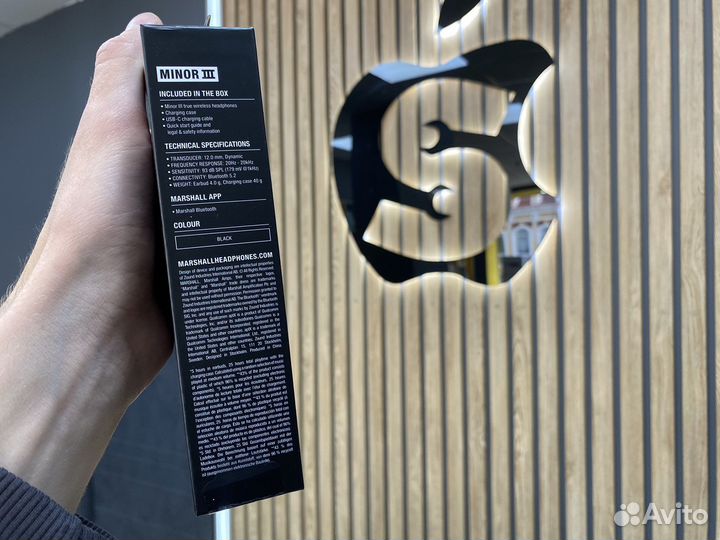 Новые Marshall minor 3 Black