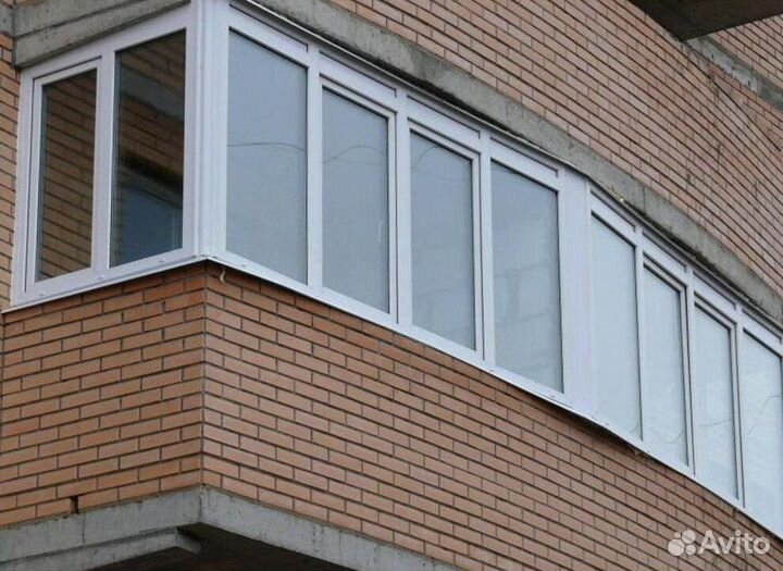 Остекление балконов и лоджий в рассрочку L1514