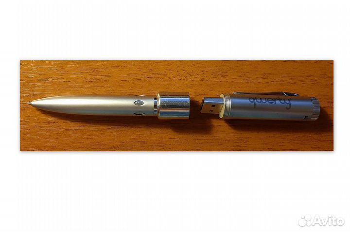 Сувенирная ручка Qwerty + USB flash диск 1Гб Новая