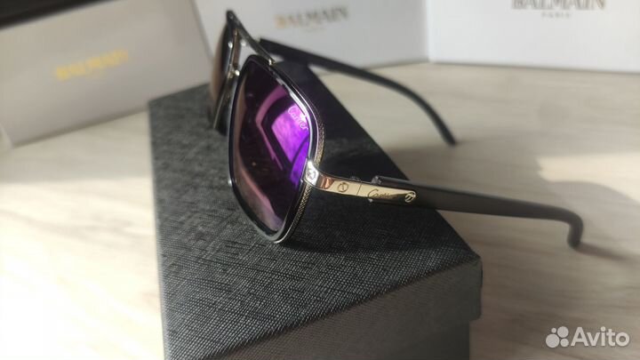 Cartier мужские солнцезащитные очки