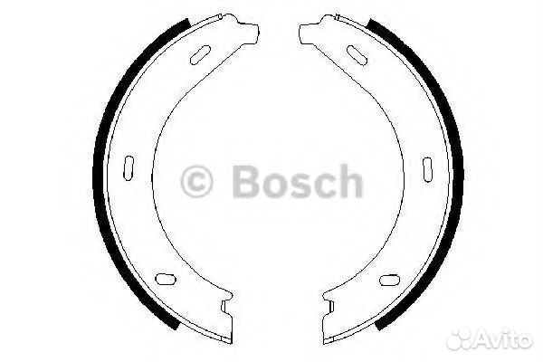 Комплект тормозных колодок 0986487605 bosch