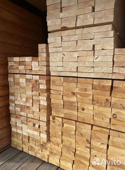 Доска строганная 45х90х6000