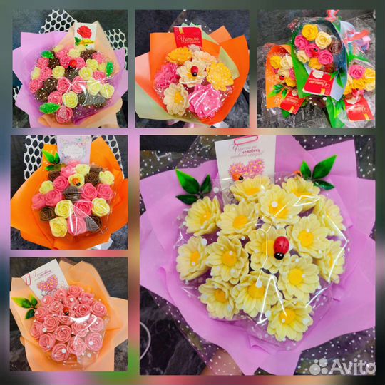 Шоколадные цветы