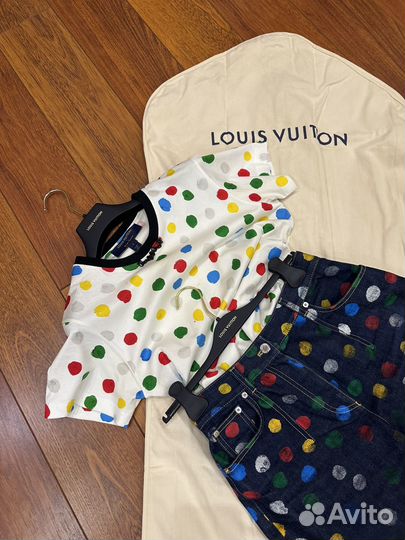 Джинсы Louis Vuitton ихудожница Яёи Кусама