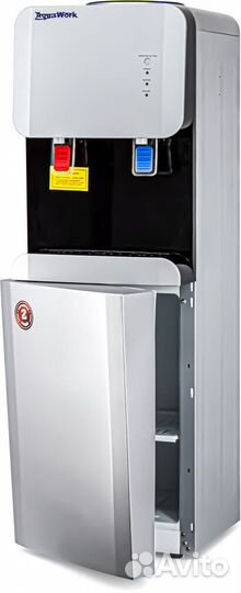 Кулер для воды Aqua Work 105-LRX серебро с холодил