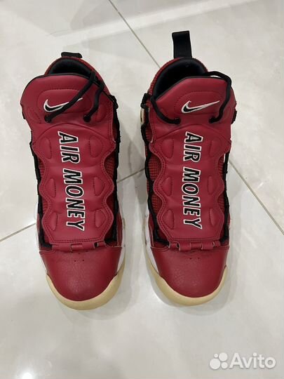 Оригинал Nike air more money Gym Red красные