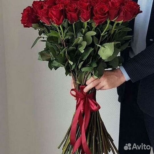 Высокие розы Доставка цветов