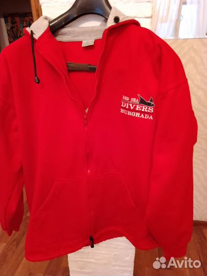 Толстовка мужская с капюшоном xl