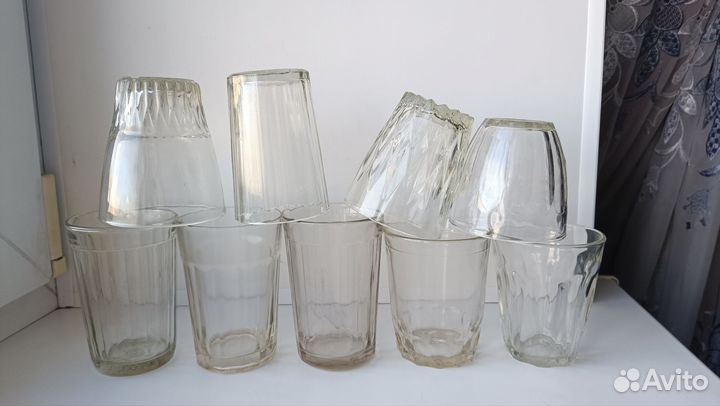 Стаканы граненые, пивная кружка усз 1975г.СССР