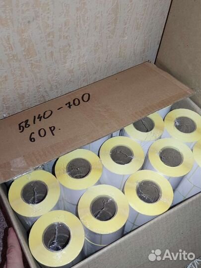 Термоэтикетки 58 40