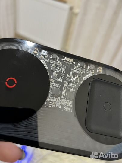 Беспроводная зарядка Baseus Simple 2in1