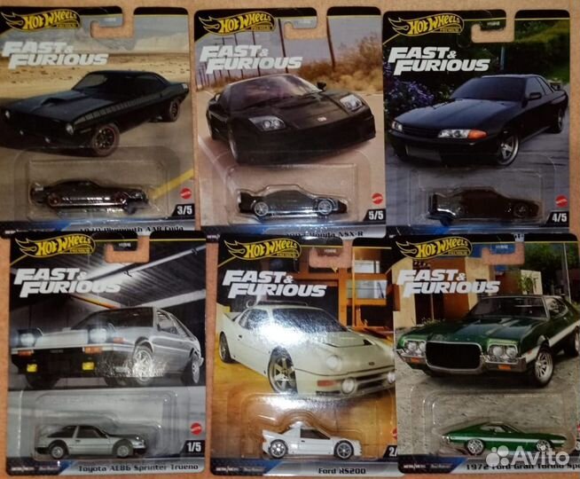 Hot Wheels premium fast furious