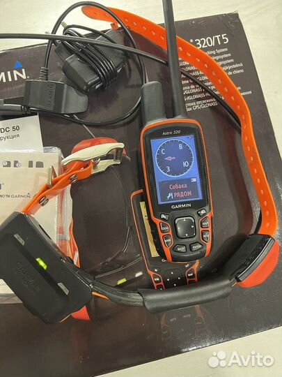 Навигатор Garmin Astro 320 с ошейником T5