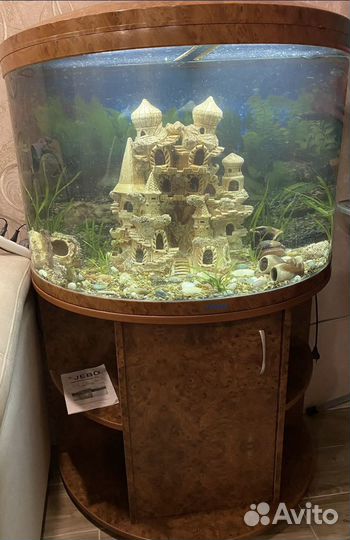 Аквариум jebo r 790 с тумбой 170 литров