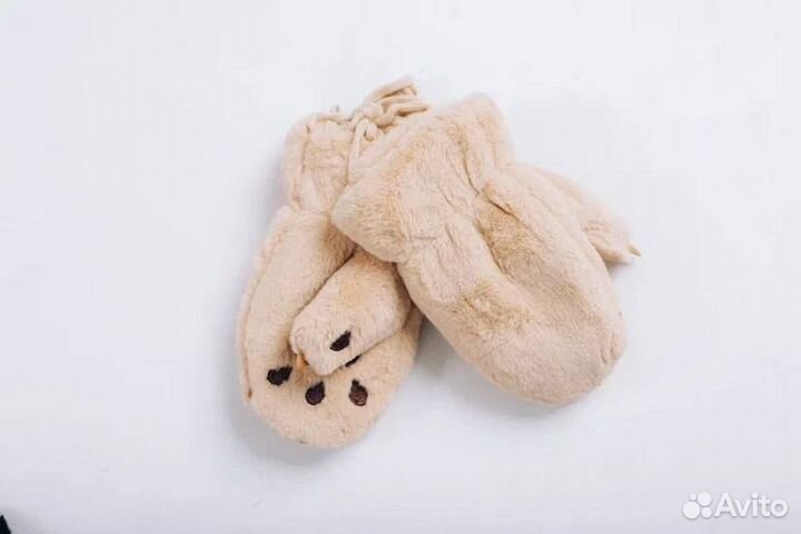 Варежки лапки14 мех100
